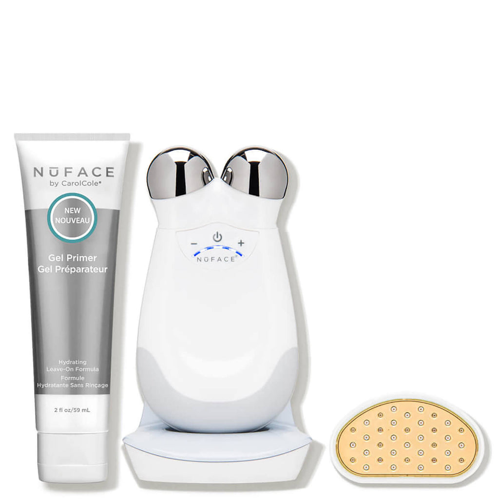 White Trinity Facial Trainer Kit with Wrinkle Reducer Attachment L460