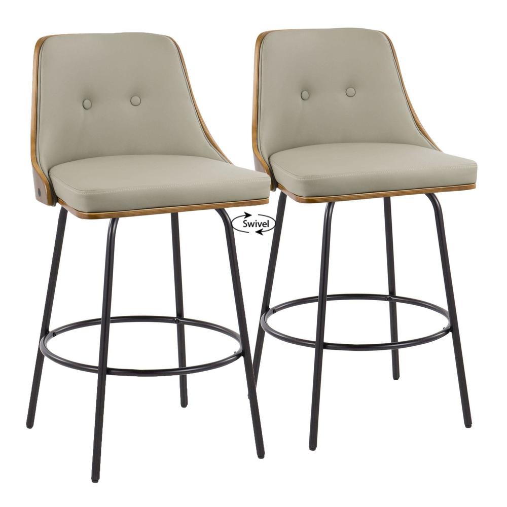 Set of 2 Fixed Height Counter Stool Z279847