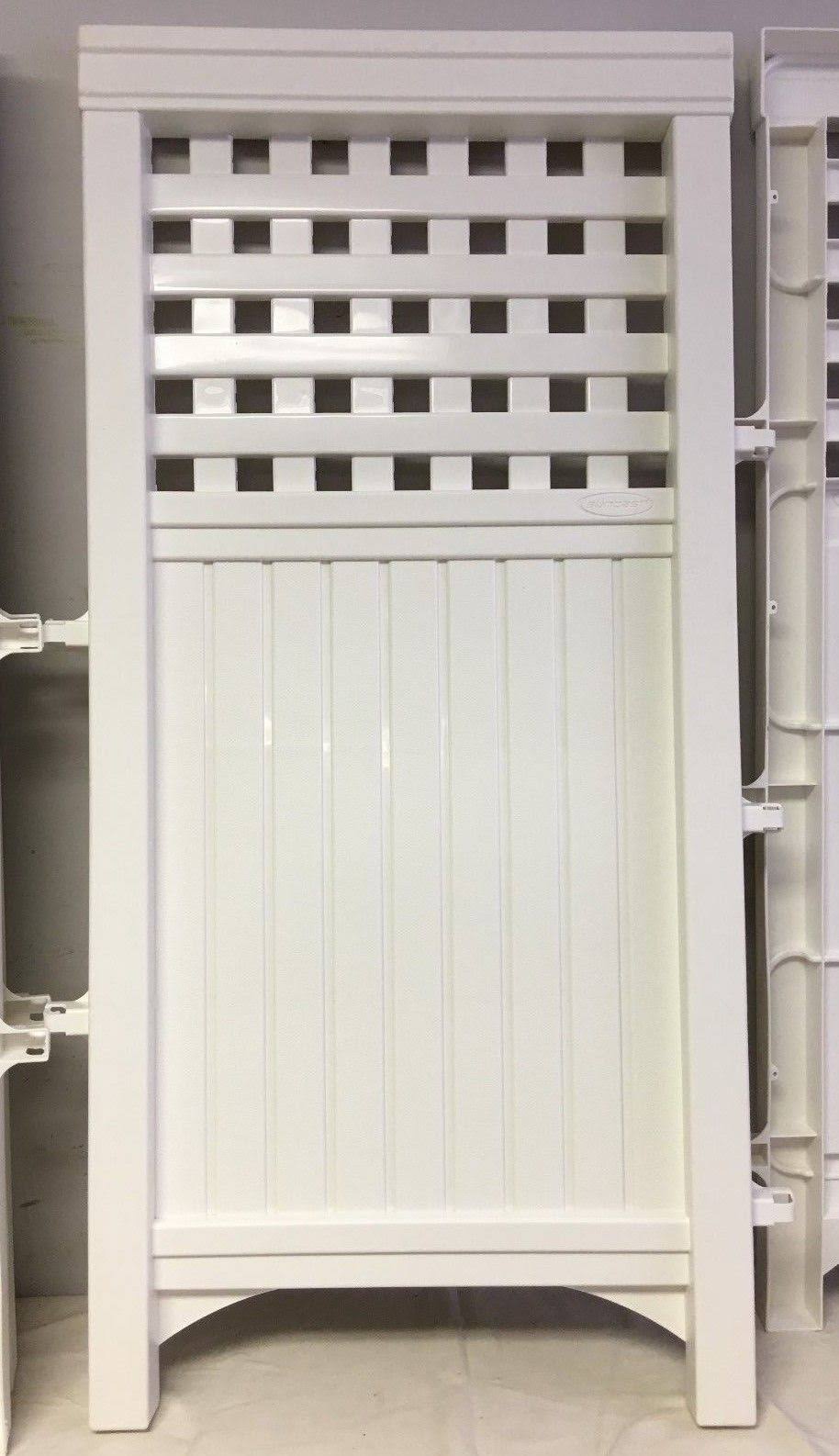 White 4-Piece Outdoor Screen Enclosure Set R13363