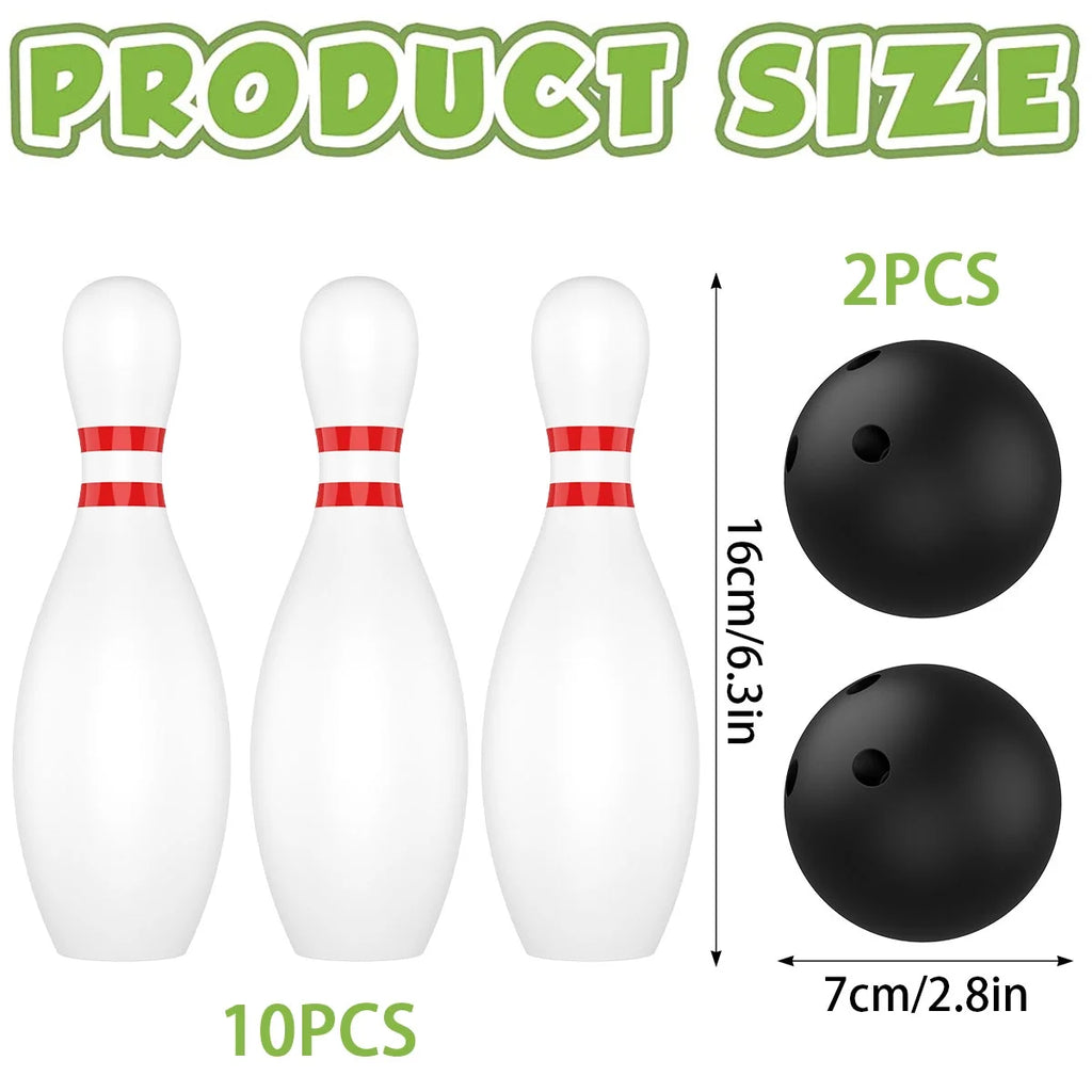 12PCS Toddler Kids Bowling Game Set Q796