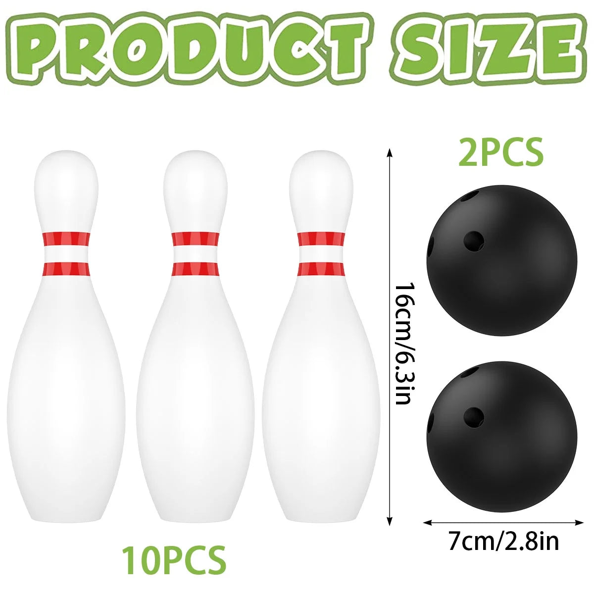 12PCS Toddler Kids Bowling Game Set Q796