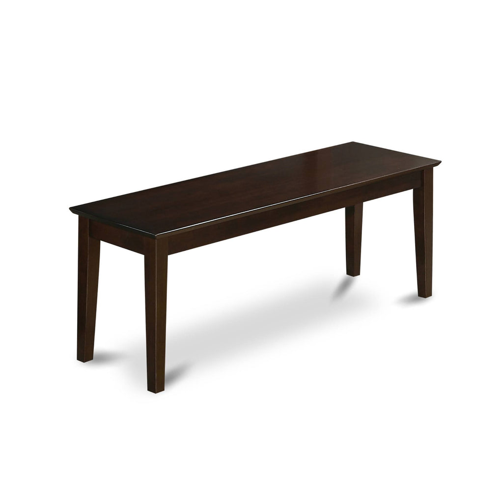 Capri Bench with Wood Seat in Cappuccino A693472