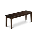 Capri Bench with Wood Seat in Cappuccino A693472