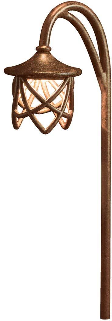 Textured Tannery Bronze Path Light B1763