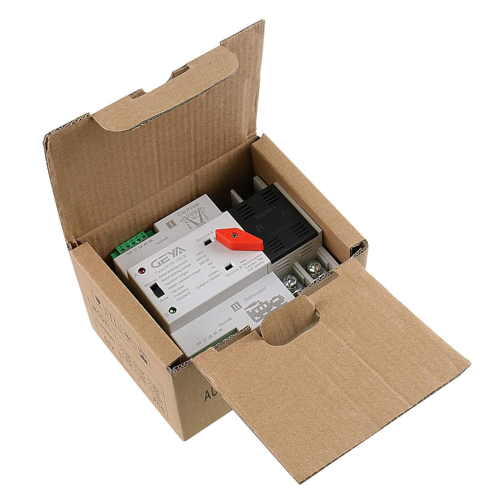Mini ATS 2P Automatic Transfer Switch 63A 100A B1904
