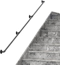 Black Pipe Staircase Handrail Pack of 2 G67007