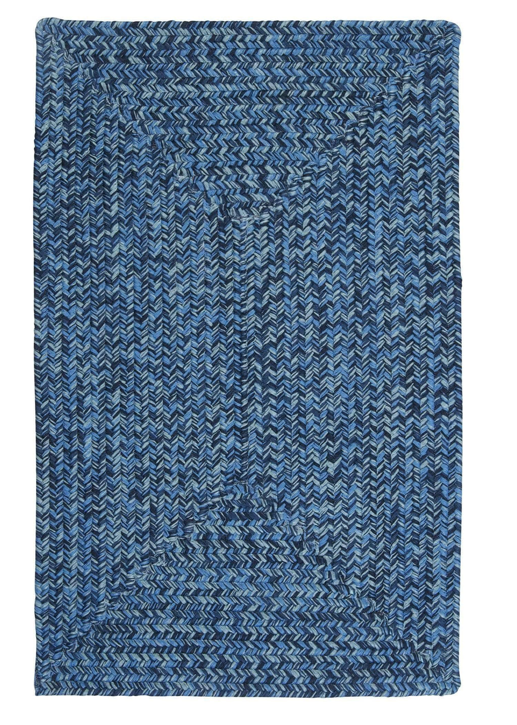 Blue Wave 2x7 Braided Rug Q61522