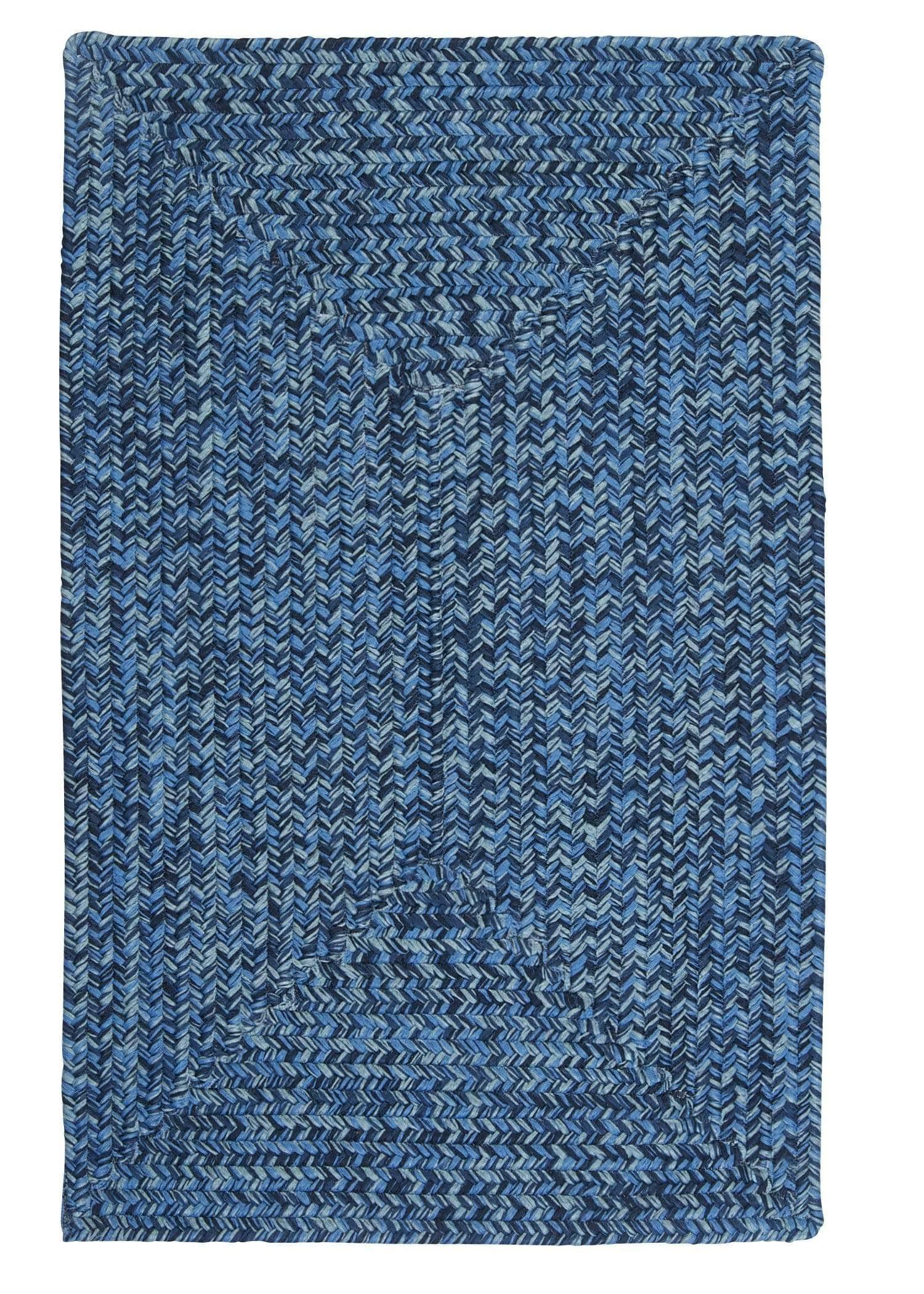 Blue Wave 2x7 Braided Rug Q61522