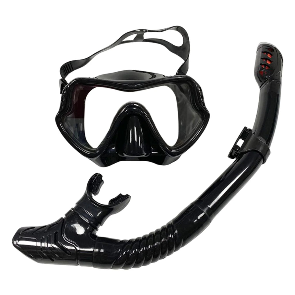 Black Panoramic Snorkeling Set Q65811
