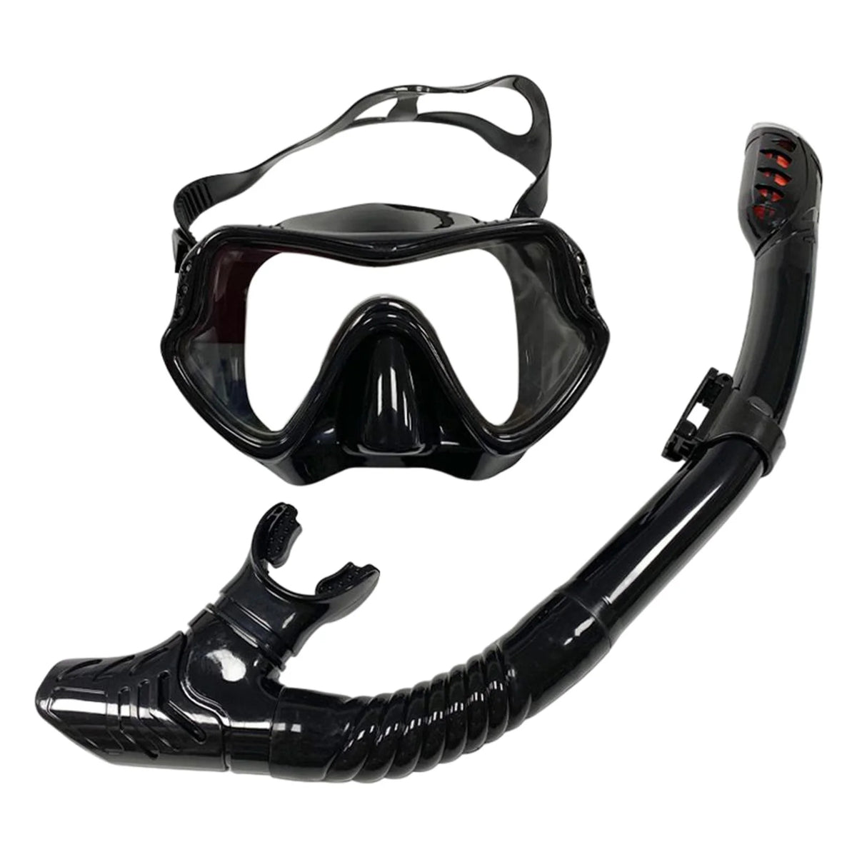 Black Panoramic Snorkeling Set Q65811