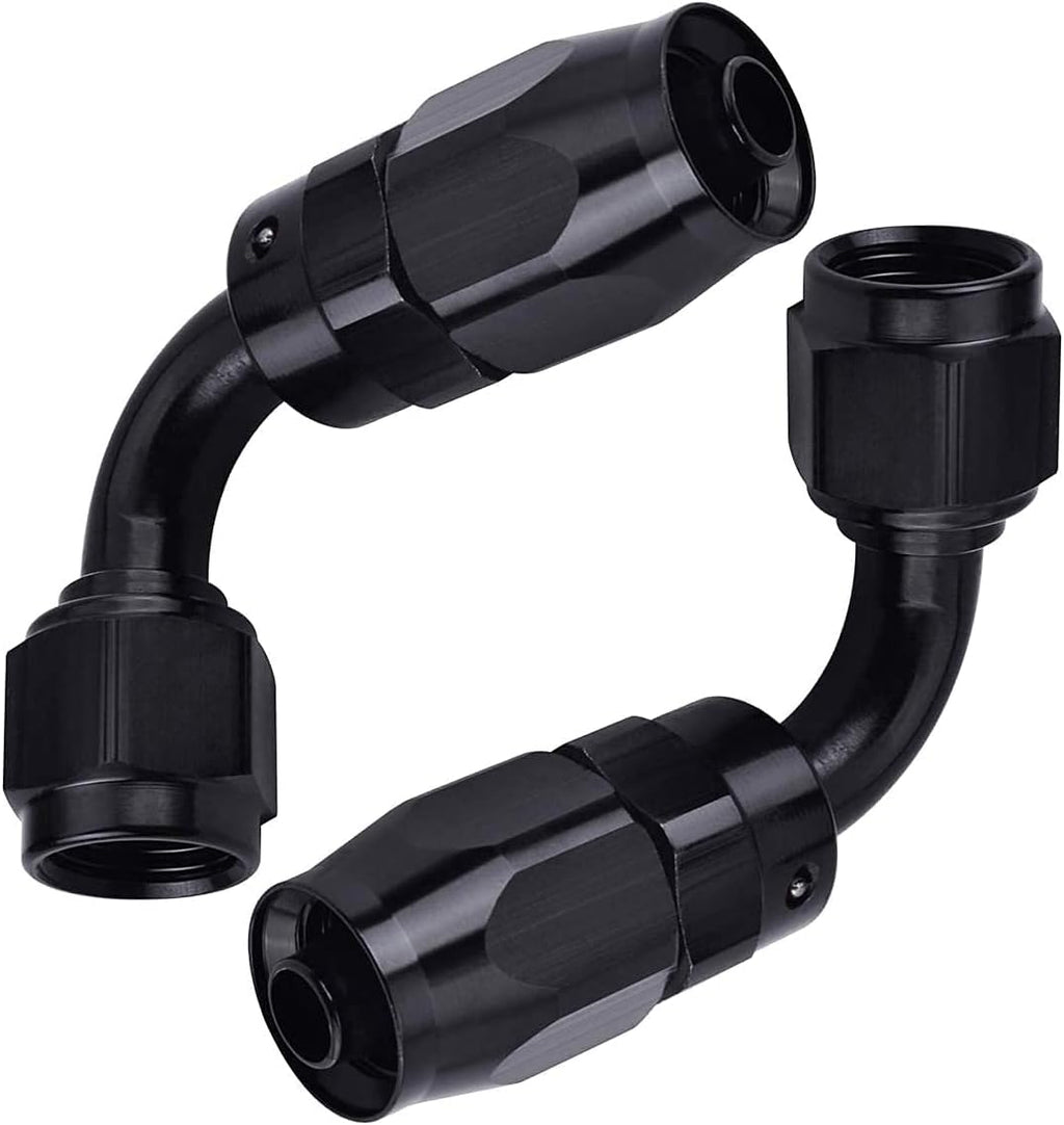 3/8" Braided Stainless Steel Fuel Line Hose with 10pcs Rotary Swivel Hose Ends Kit V4366