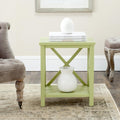 Cross Back End Table Z20214