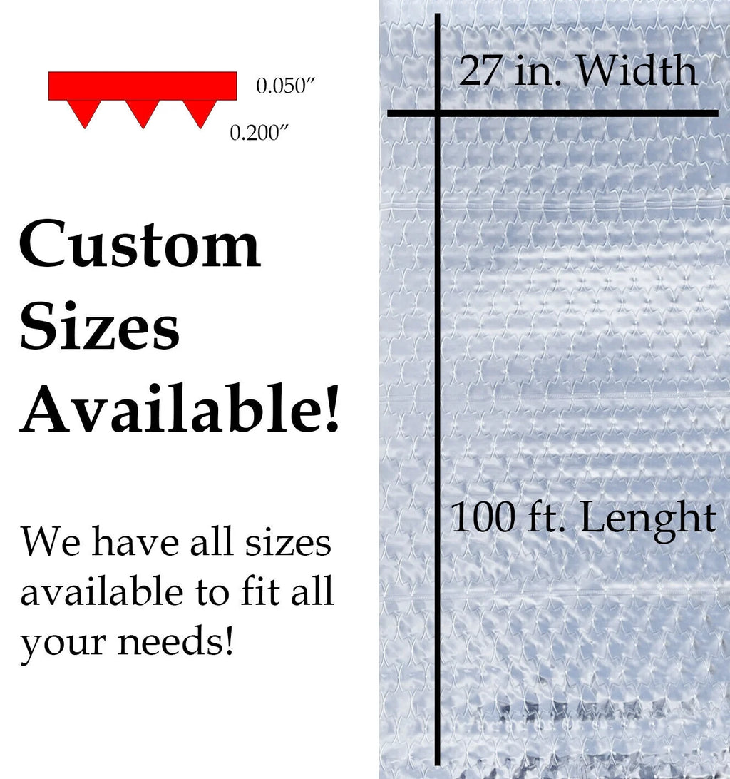 Clear Vinyl Plastic PVC Floor Runner Protector For Carpet (27" Wide) S584300