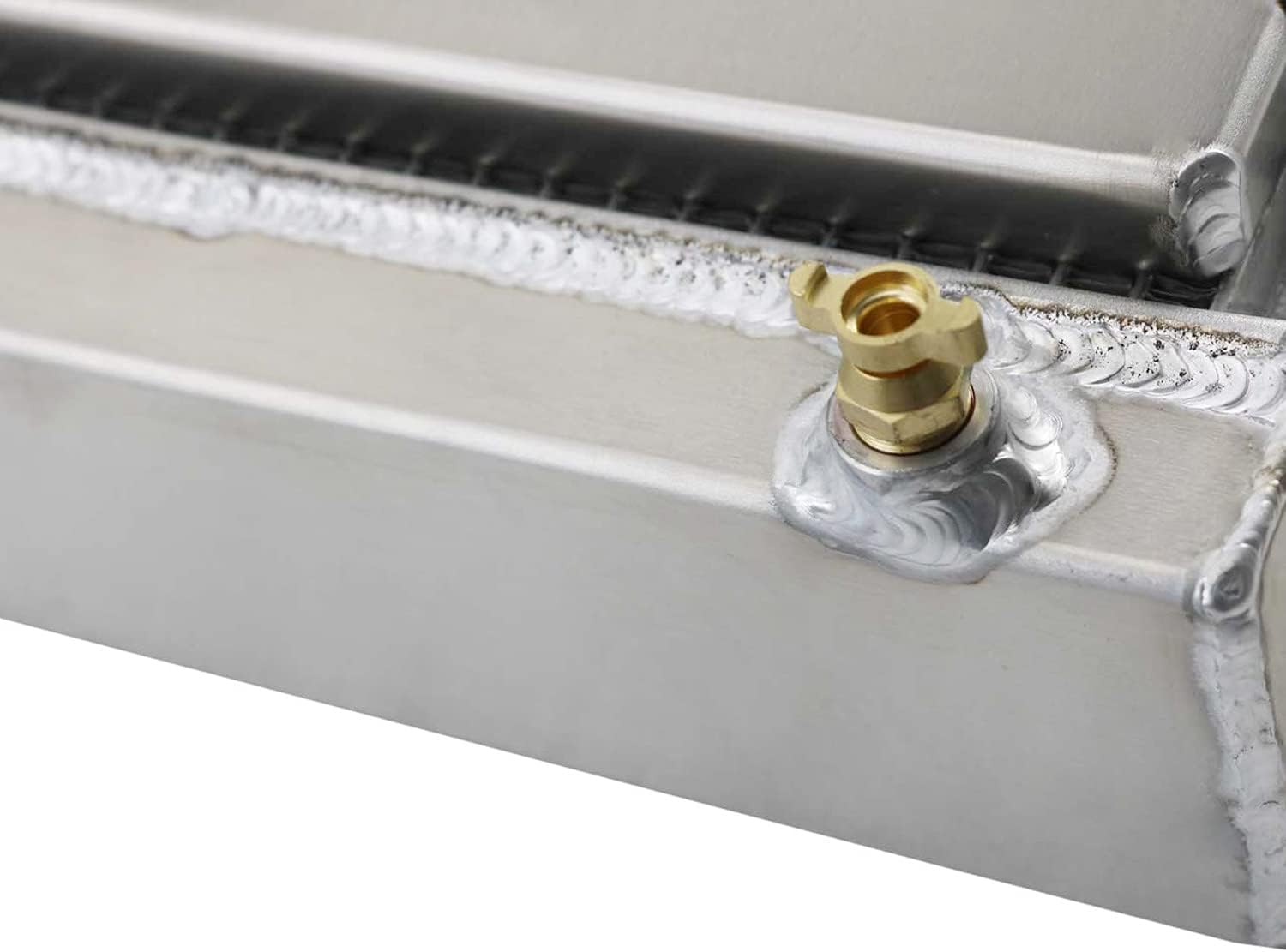 3 Row Aluminum Radiator with 2 X 12 Fan and Shroud Z866