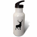 Black Deer Silhouette Sports Water Bottle, 21oz O410133
