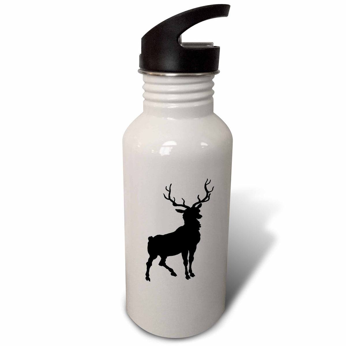 Black Deer Silhouette Sports Water Bottle, 21oz O410133