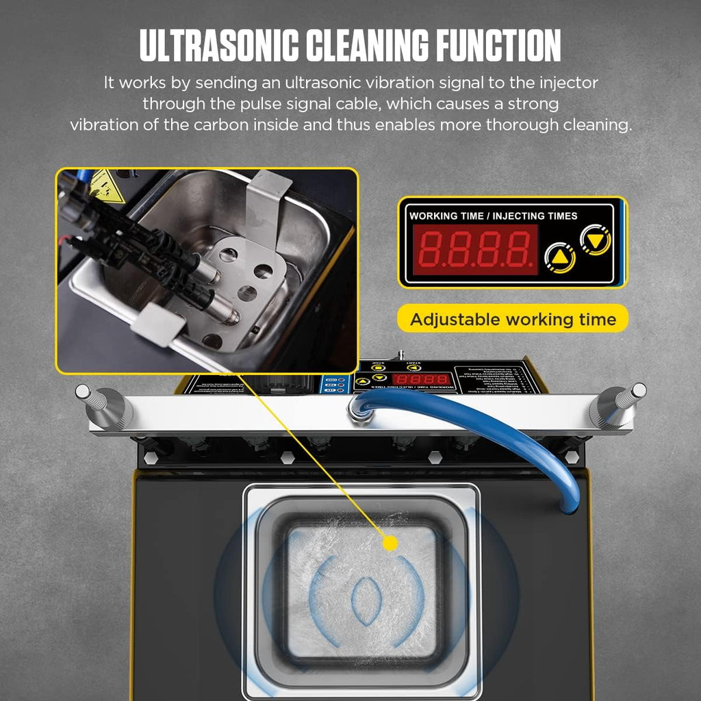 110V/220V Fuel Injector Cleaner & Tester E12229