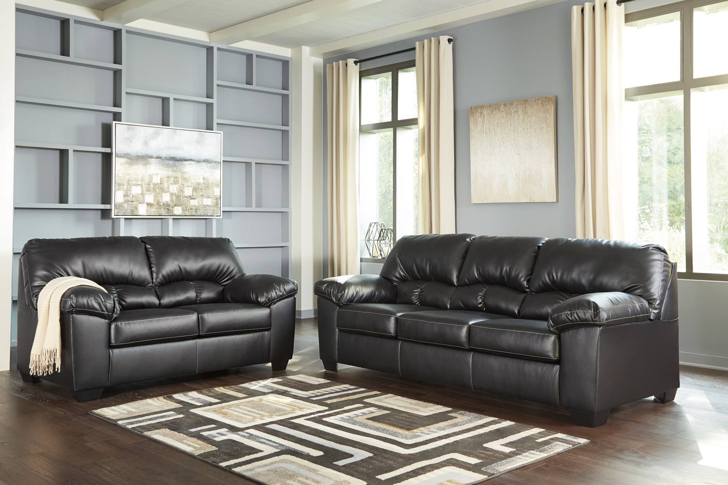 Black Sofa W520