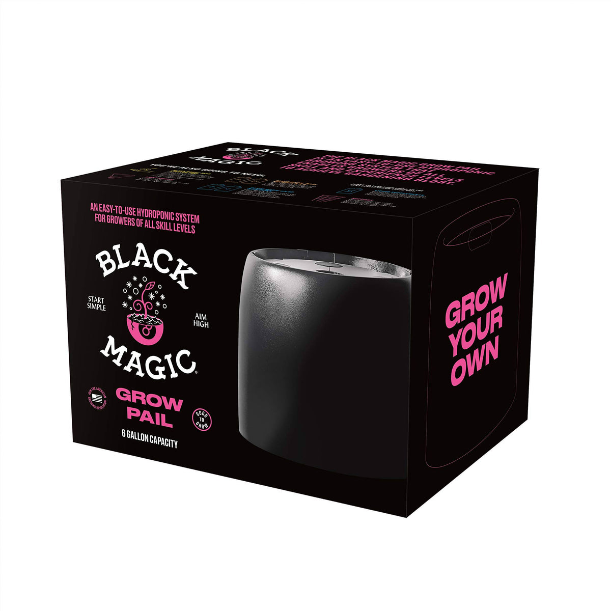 Black Magic Grow Pail X8109