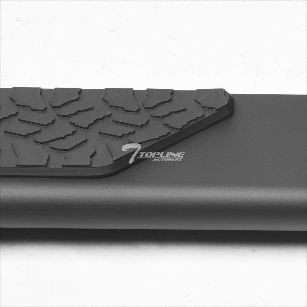 Matte Black Aluminum Side Step Rail Running Boards F996