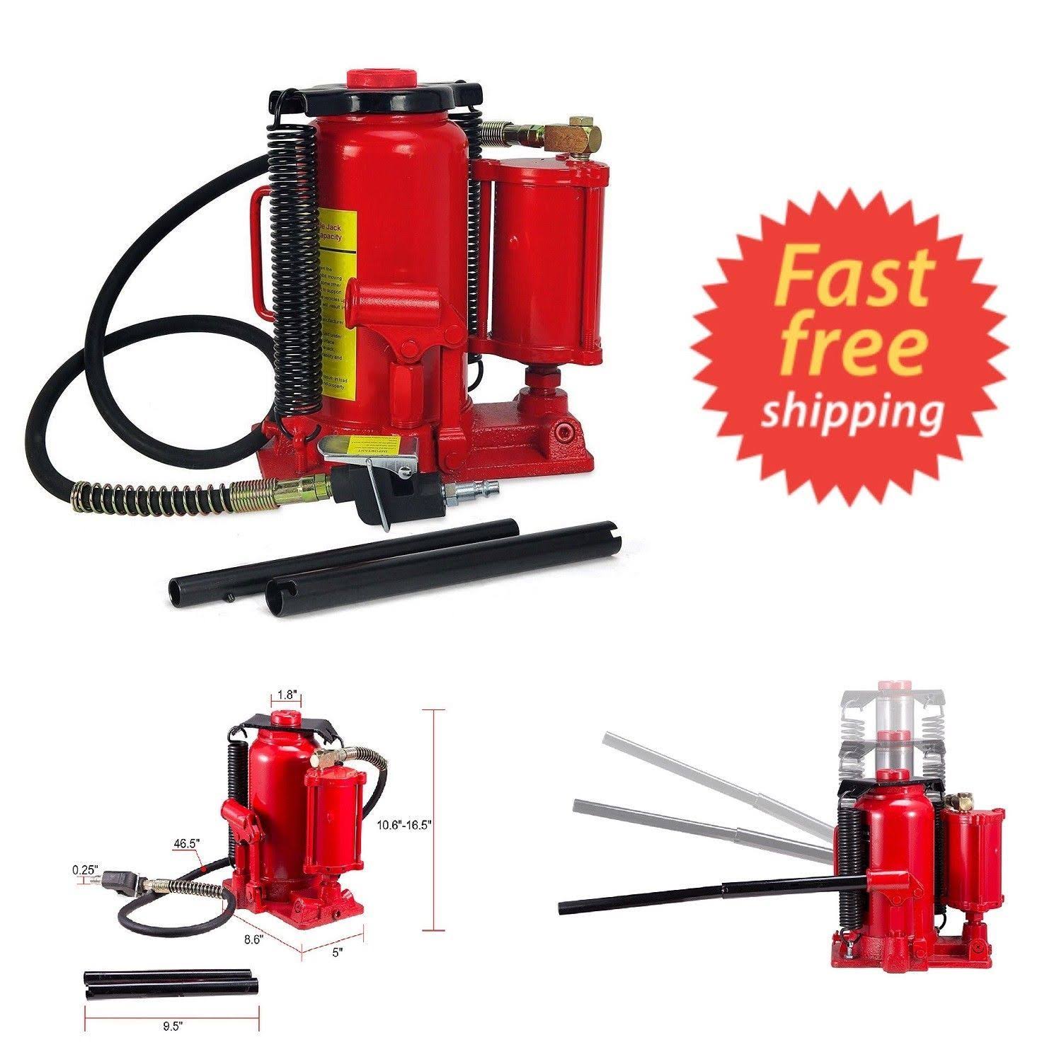 20 Ton Air/Hydraulic Bottle Jack W510443