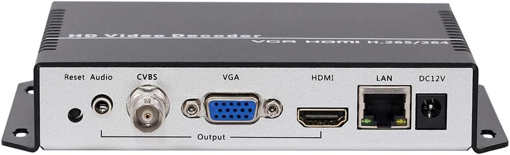 H.265 H.264 IP Video Decoder HDMI VGA CVBS Video Audio Streaming Decoder L4880