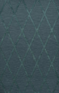 Teal Lines Diamonds Area Rug 9' x 12' Rectangle A651061