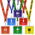 36 Pack Student Hall Pass Lanyards with Breakaway Lanyards T2781