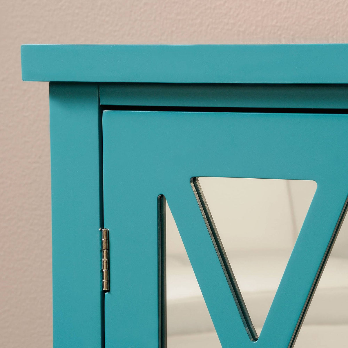 Caribbean Blue Accent Storage Cabinet N950702