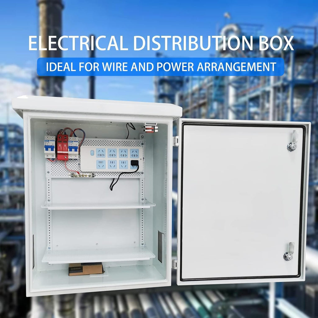 Stainless Steel Weatherproof Electrical Junction Box IP66 White Z513