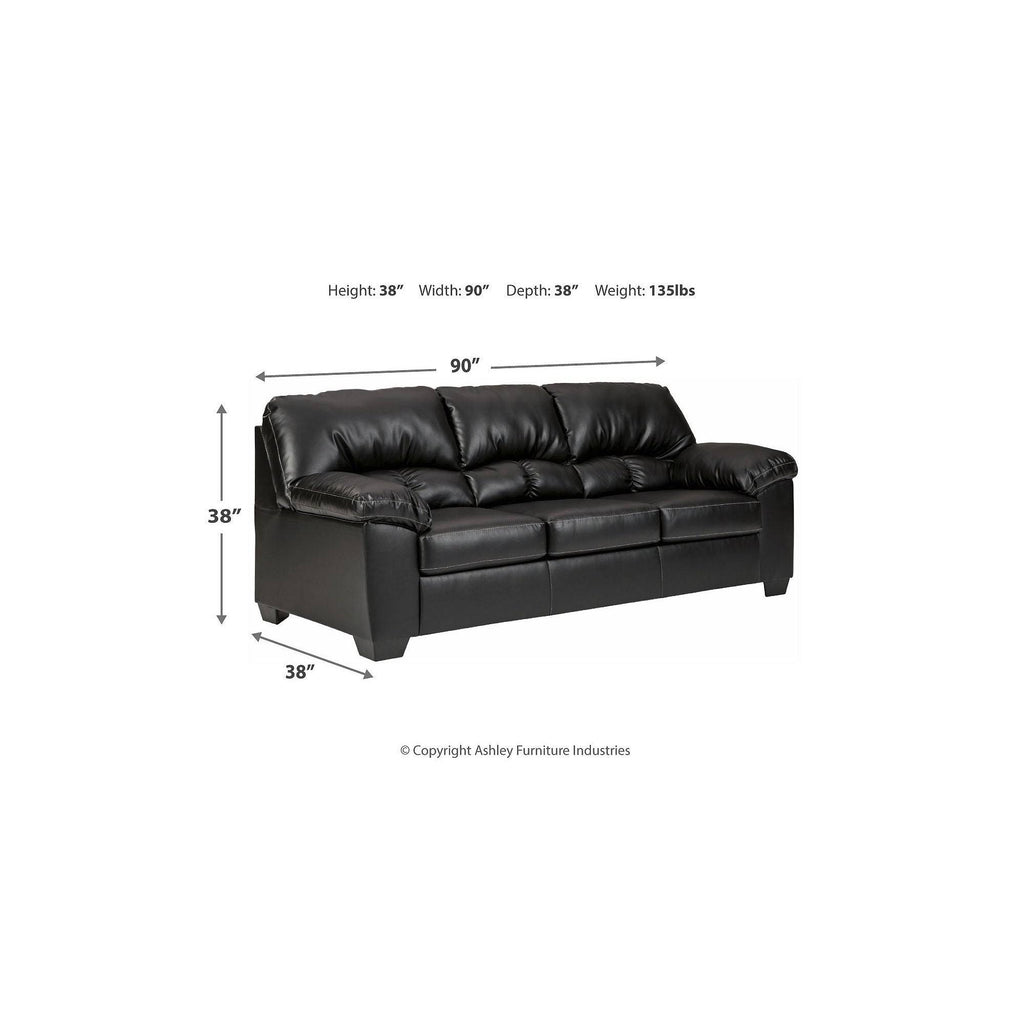 Black Sofa W520
