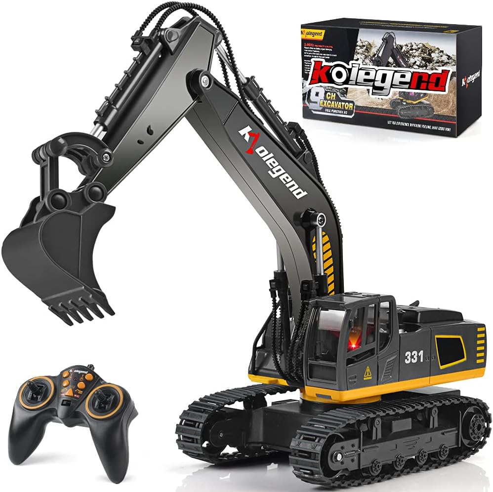 1/18 Scale RC Hydraulic Excavator Toy Truck, Blue D8995