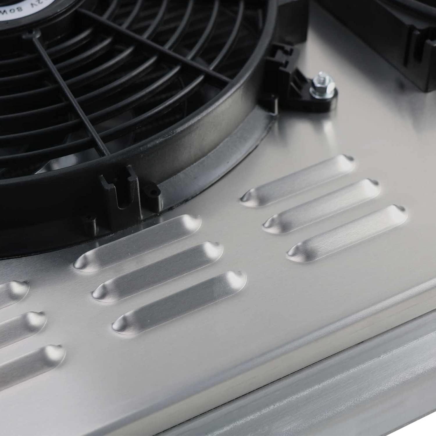 3 Row Aluminum Radiator with 2 X 12 Fan and Shroud Z866