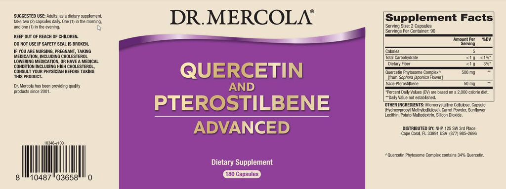 Quercetin and Pterostilbene Advanced Q9060